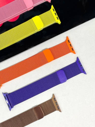 Ремінець xCase для Apple watch 38/40/41 mm Milanese Loop Metal Orange (помаранчевий): фото 3 - UkrApple