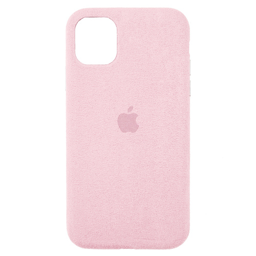 Чохол накладка для iPhone 11 Pro Alcantara Full pink sand - UkrApple