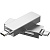 Перехідник adapter USB-C Hub Wiwu T02 Pro silver: фото 2 - UkrApple