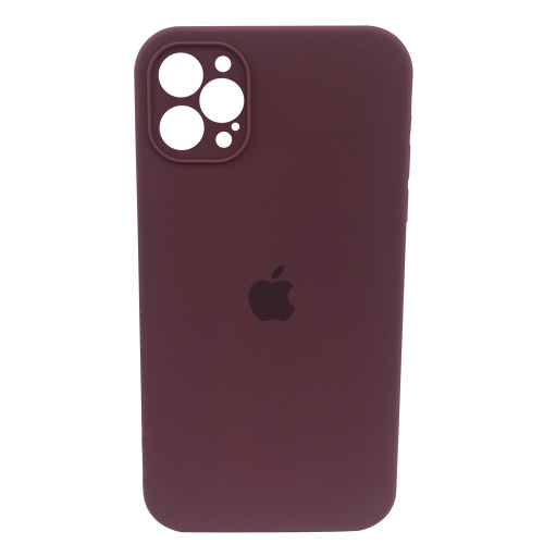 Чохол xCase для iPhone 12 Pro Max Silicone Case Full Camera Square corners Plum - UkrApple