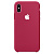 Чехол накладка xCase для iPhone X/XS Silicone Case Rose red белое яблоко - UkrApple