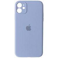 Чохол накладка xCase для iPhone 12 Mini Silicone Case Full Camera Lilac cream