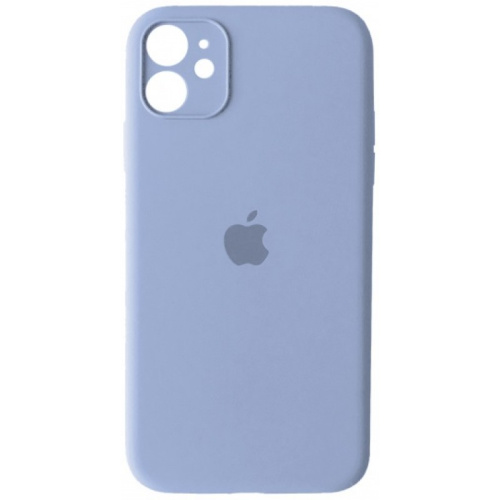 Чохол накладка xCase для iPhone 12 Mini Silicone Case Full Camera Lilac cream - UkrApple