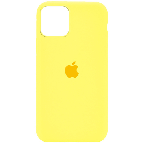 Чохол накладка xCase для iPhone 12 Mini Silicone Case Full Yellow - UkrApple