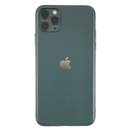 Чохол накладка xCase на iPhone 11 Pro Glass Silicone Case Logo Matte forest green - UkrApple