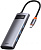 Перехідник Baseus Metal Gleam 5-in-1 Multifunctional ( HDMI+USB3.0*3+PD) gray: фото 5 - UkrApple
