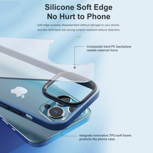 Чохол накладка Rock на iPhone 13 Guard Series Clear Blue: фото 8 - UkrApple