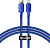 USB кабель Lightning 120cm Baseus Crystal Shine 2.4A blue - UkrApple