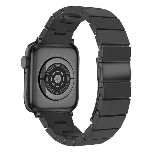 Ремінець для Apple Watch 42/44/45/49 mm Resin band New black - UkrApple