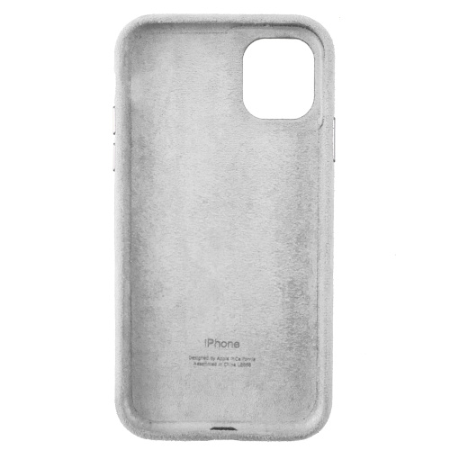 Чохол накладка для iPhone 11 Pro Max Alcantara Full white: фото 2 - UkrApple
