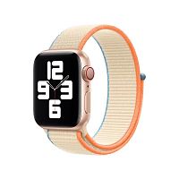 Ремінець xCase для Apple Watch 42/44/45/49 mm Nylon Sport Loop cream