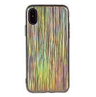 Чехол накладка xCase на iPhone 6/6s Rainbow meteor золотой