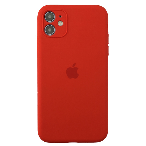 Чохол накладка xCase для iPhone 11 Silicone Case Full Camera Red - UkrApple