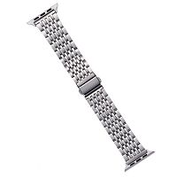 Ремінець xCase для Apple watch 42/44/45/49 mm Metal New 9-bead silver