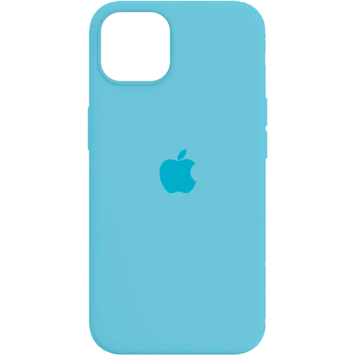 Чохол iPhone 15 Pro Max Silicone Case Full sea blue  - UkrApple