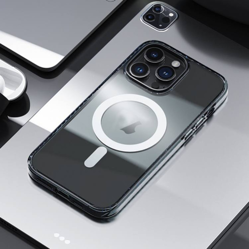 Чохол iPhone 14 Pro Rock Crystal Shield Magnet white: фото 3 - UkrApple