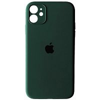 Чохол iPhone 13 Pro Max Silicone Case Full Camera cyprus green