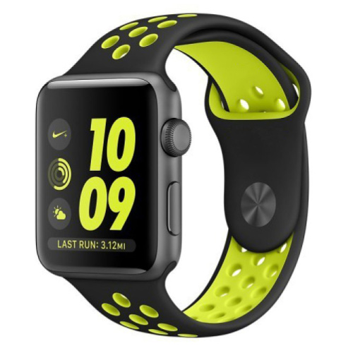 Ремінець xCase для Apple Watch 38/40/41 mm Sport Nike Black Volt - UkrApple
