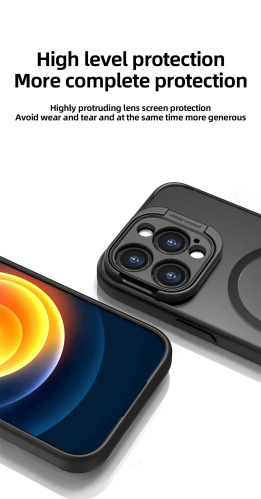 Чохол iPhone 15 Pro Stand Camera with MagSafe dark blue : фото 9 - UkrApple