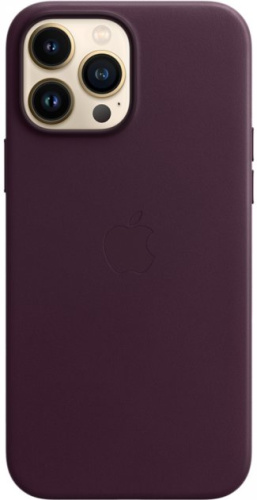 Чохол для iPhone 13 Pro Leather Case with MagSafe Dark Cherry: фото 3 - UkrApple