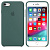 Чехол накладка xCase на iPhone 6/6s Silicone Case pine green: фото 2 - UkrApple