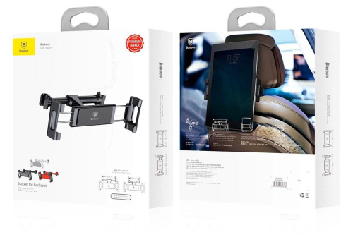 Тримач для планшета на підголовник Baseus Back seat черный: фото 2 - UkrApple