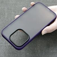 Чохол iPhone 14 Guard Series matte purple