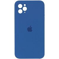 Чохол накладка iPhone 13 Silicone Case Full Camera Capri blue