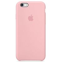 Чехол накладка xCase на iPhone 5/5s/se Silicone Case светло-розовый