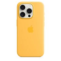 Чохол iPhone 15 Pro Max Silicone Case with MagSafe sunshine 
