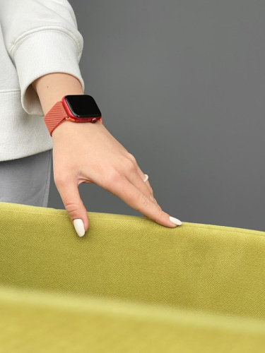 Ремінець xCase для Apple watch 38/40/41 mm Milanese Loop Double Color black red: фото 4 - UkrApple