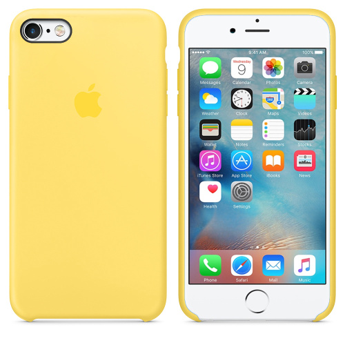 Чехол накладка xCase на iPhone 5/5s/se Silicone Case canary yellow: фото 2 - UkrApple