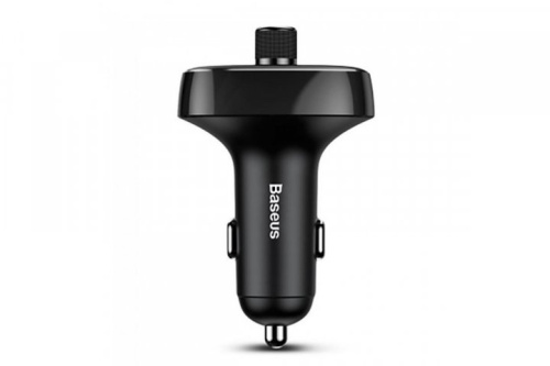 Автомобільна зарядка Baseus T-typed Bluetooth MP3 Standard edition black: фото 6 - UkrApple