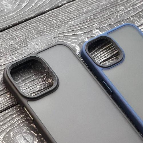 Чохол накладка Rock на iPhone 13 Pro Max Guard Series matte Blue: фото 4 - UkrApple