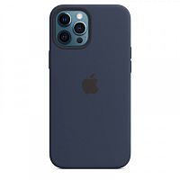 Чохол накладка xCase для iPhone 12 Pro Max Silicone Case Full Midnight Blue