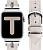 Ремінець для Apple Watch 42/44/45/49 mm Leather white - UkrApple