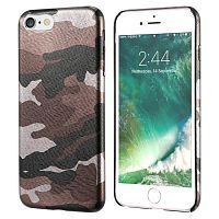 Чехол накладка xCase на iPhone 6/6s Brown Camouflage case 