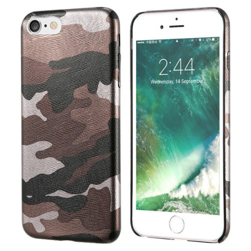 Чехол накладка xCase на iPhone 6/6s Brown Camouflage case  - UkrApple