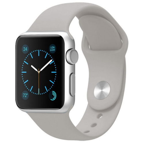 Ремінець xCase для Apple Watch 38/40/41 mm Sport Band Light gray (M) - UkrApple
