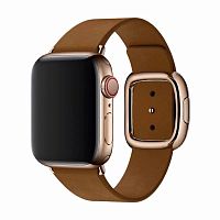 Ремінець xCase для Apple watch 38/40/41 mm Modern Buckle Leather gold brown