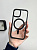 Чохол iPhone 14 Pro Max Crystal transparent with MagSafe black - UkrApple