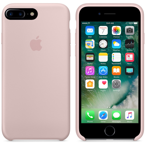 Чехол накладка xCase на iPhone 7 Plus/8 Plus Silicone Case бледно-розовый(8): фото 2 - UkrApple