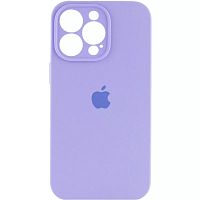 Чохол накладка iPhone 13 Pro Silicone Case Full Camera Lilac cream