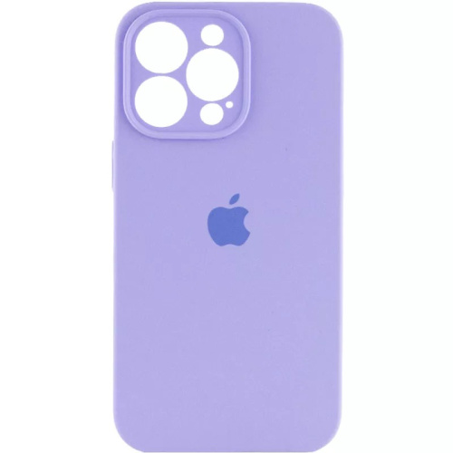 Чохол накладка iPhone 13 Pro Silicone Case Full Camera Lilac cream - UkrApple