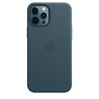 Чохол накладка xCase для iPhone 12 Pro Max Leather case Full with MagSafe Blue
