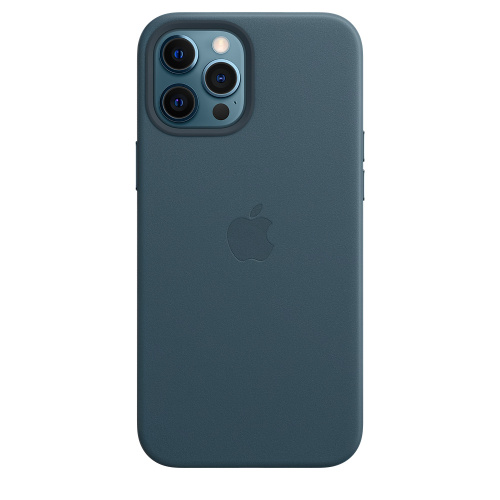 Чохол накладка xCase для iPhone 12 Pro Max Leather case Full with MagSafe Blue - UkrApple