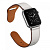 Ремінець xCase для Apple watch 42/44/45/49 mm Leather rivet clasp White: фото 2 - UkrApple