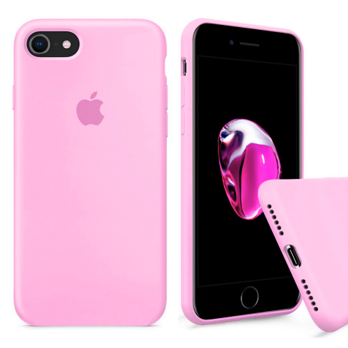 Чехол накладка xCase для iPhone 7/8/SE 2020 Silicone Case Full розовый - UkrApple