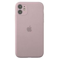 Чохол накладка xCase для iPhone 11 Silicone Case Full Camera Pink sand