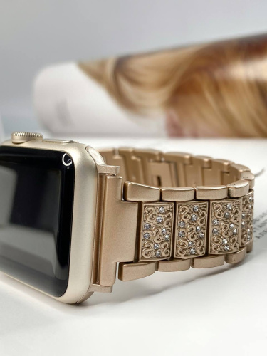 Ремінець xCase для Apple watch 42/44/45/49 mm Lady band NEW new gold: фото 9 - UkrApple